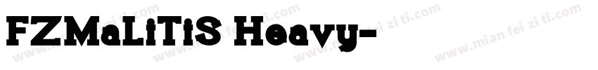 FZMaLiTiS Heavy字体转换
